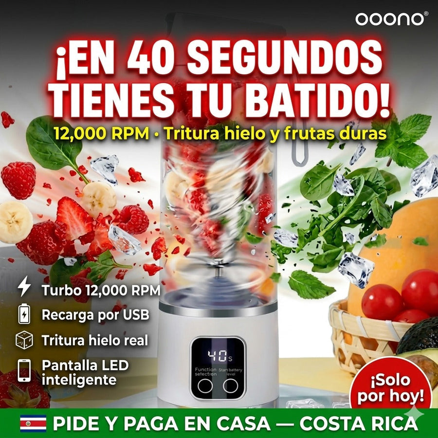 Licuadora Portátil - Blender Pro® - ¡EL SECRETO DE LOS JUGOS Y BATIDOS PERFECTOS!