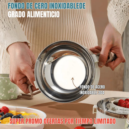 SUPER PACK x4 PORTACOMIDAS TERMICOS + MALETA Y KIT TORTILLERO-CUBIERTOS ¡GRATIS!