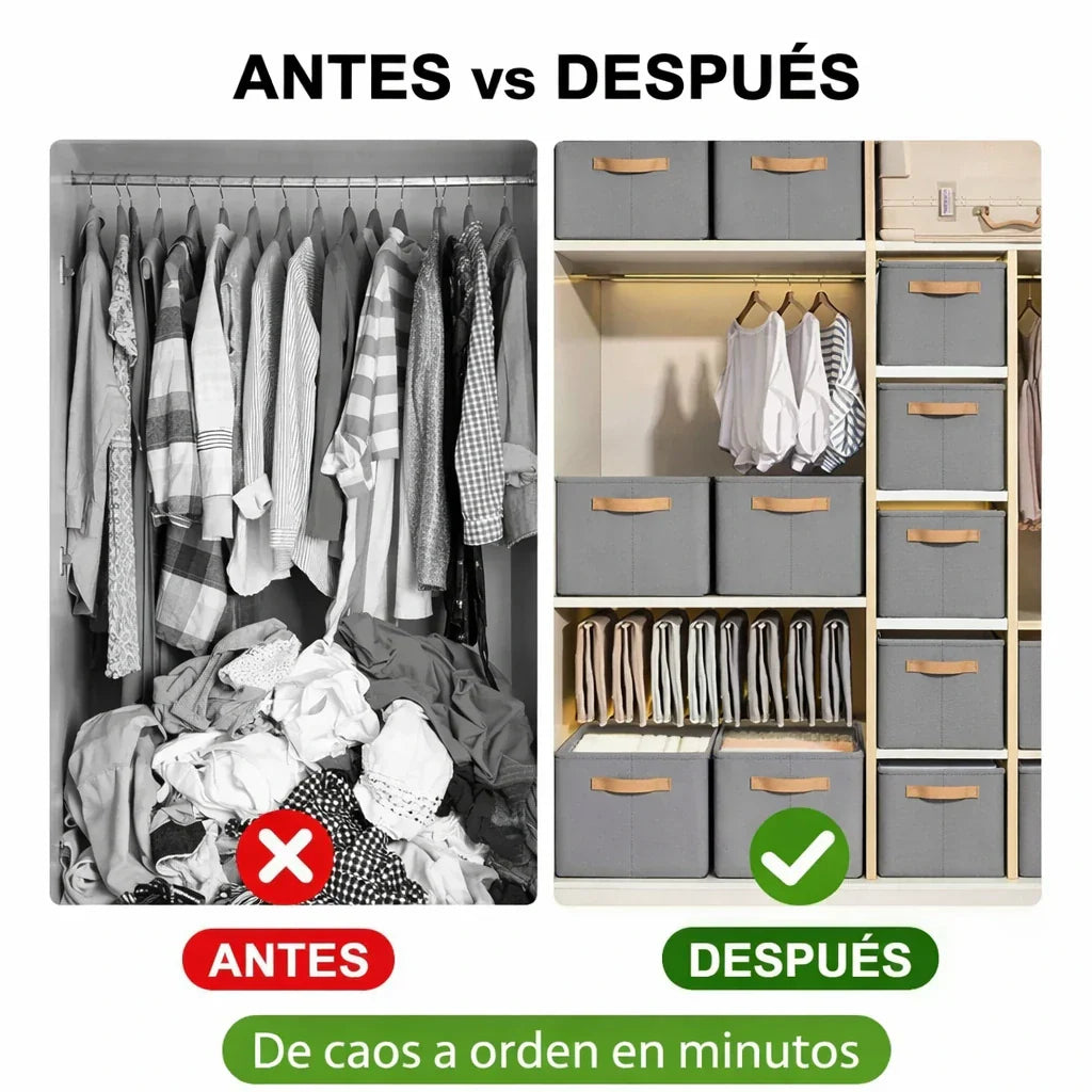 ORGANIZADORES DE ROPA  PLEGABLES (COMPRA 1 Y LLEVATE 3)
