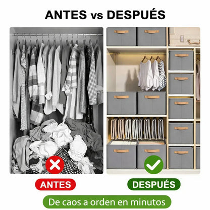 ORGANIZADORES DE ROPA  PLEGABLES (COMPRA 1 Y LLEVATE 3)