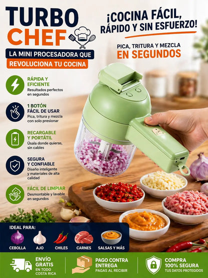 Mini Procesadora de Alimentos Multifuncional