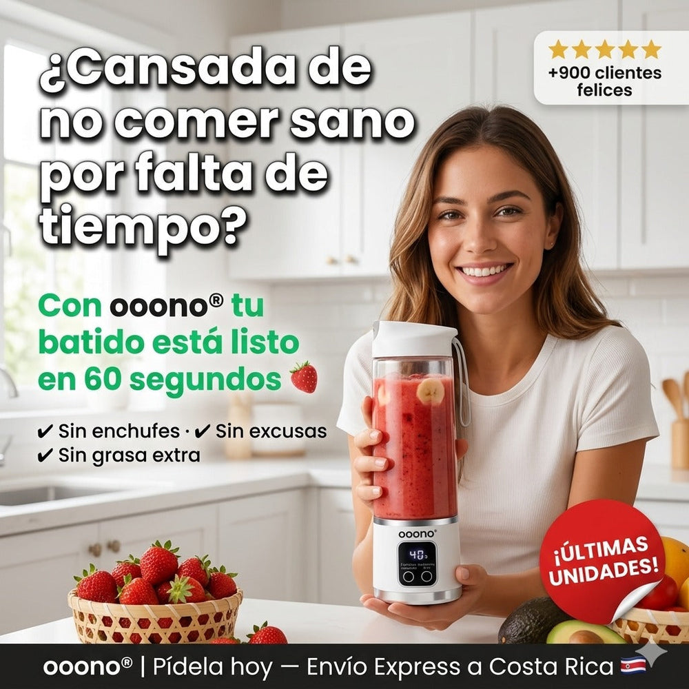 Licuadora Portátil - Blender Pro® - ¡EL SECRETO DE LOS JUGOS Y BATIDOS PERFECTOS!
