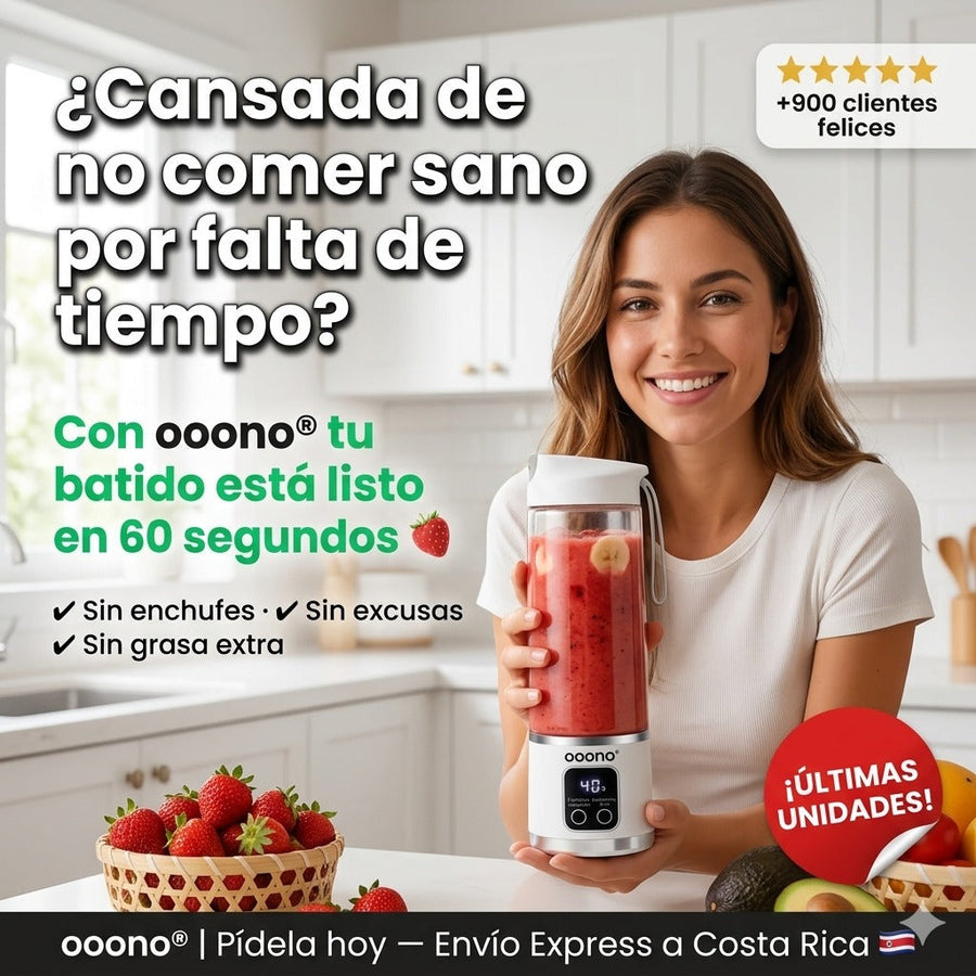 Licuadora Portátil - Blender Pro® - ¡EL SECRETO DE LOS JUGOS Y BATIDOS PERFECTOS!