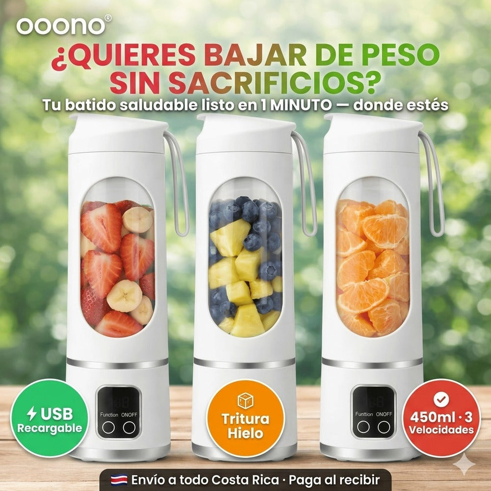 Licuadora Portátil - Blender Pro® - ¡EL SECRETO DE LOS JUGOS Y BATIDOS PERFECTOS!