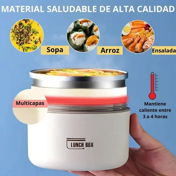 Lonchera LunchBox Pro – Tu comida caliente y sin derrames hasta 3 horas donde vayas